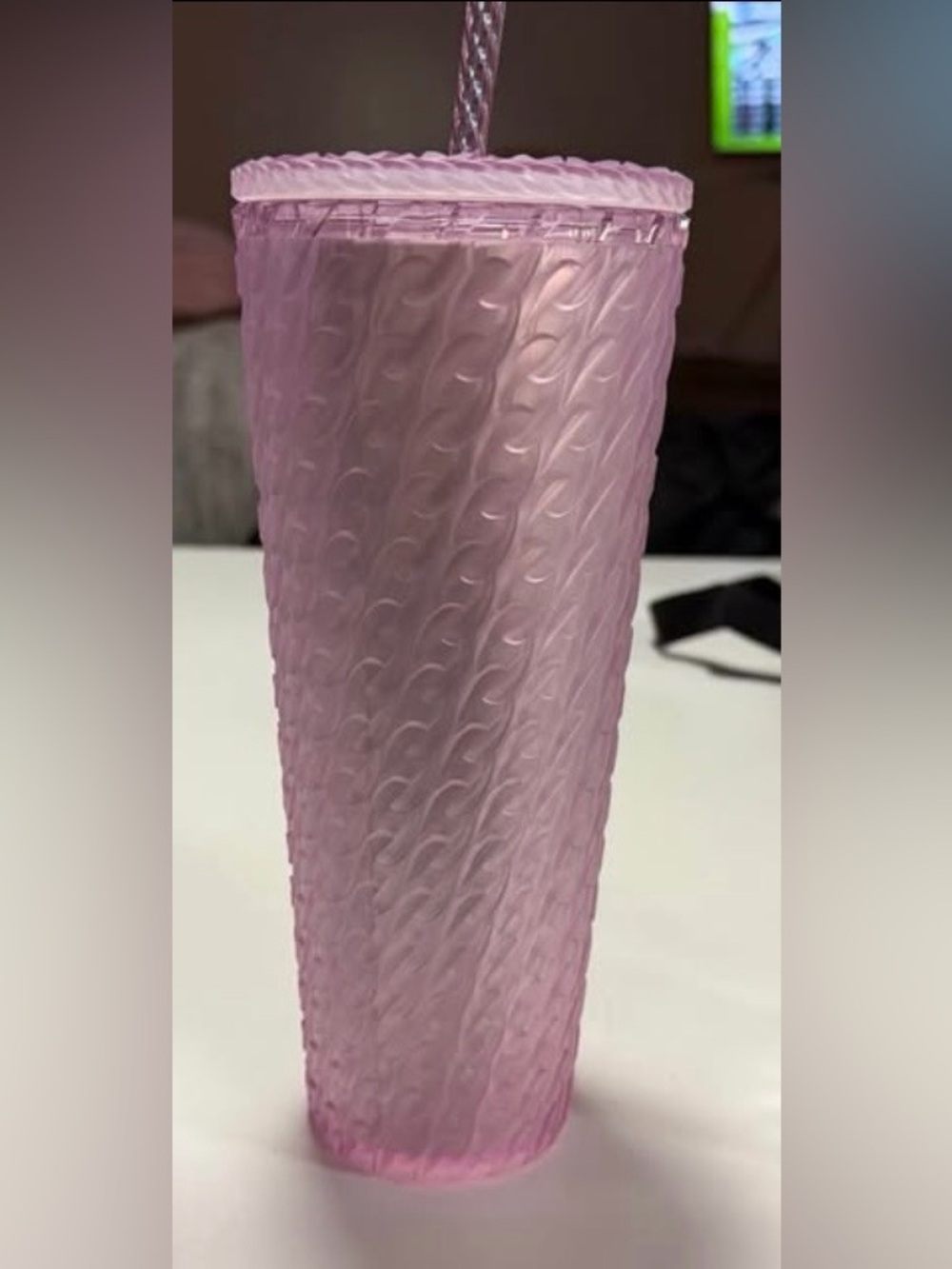 Starbucks Pink Chain Link Tumbler